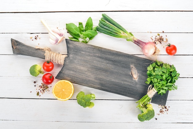 Fresh ingredients laid out for cooking